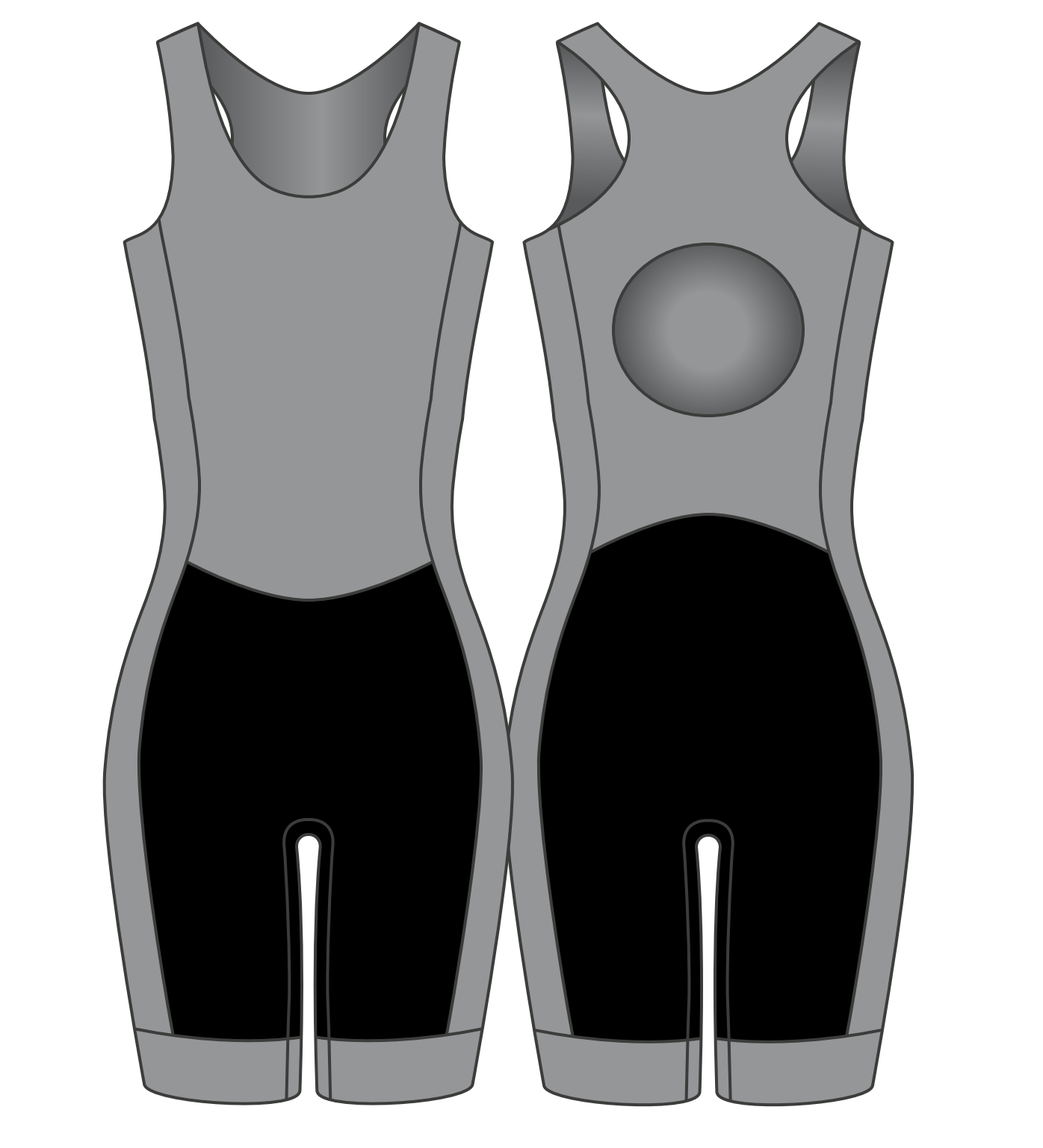 World Triathlon Stitched Sleeveless Open Back Tri Suit — Women