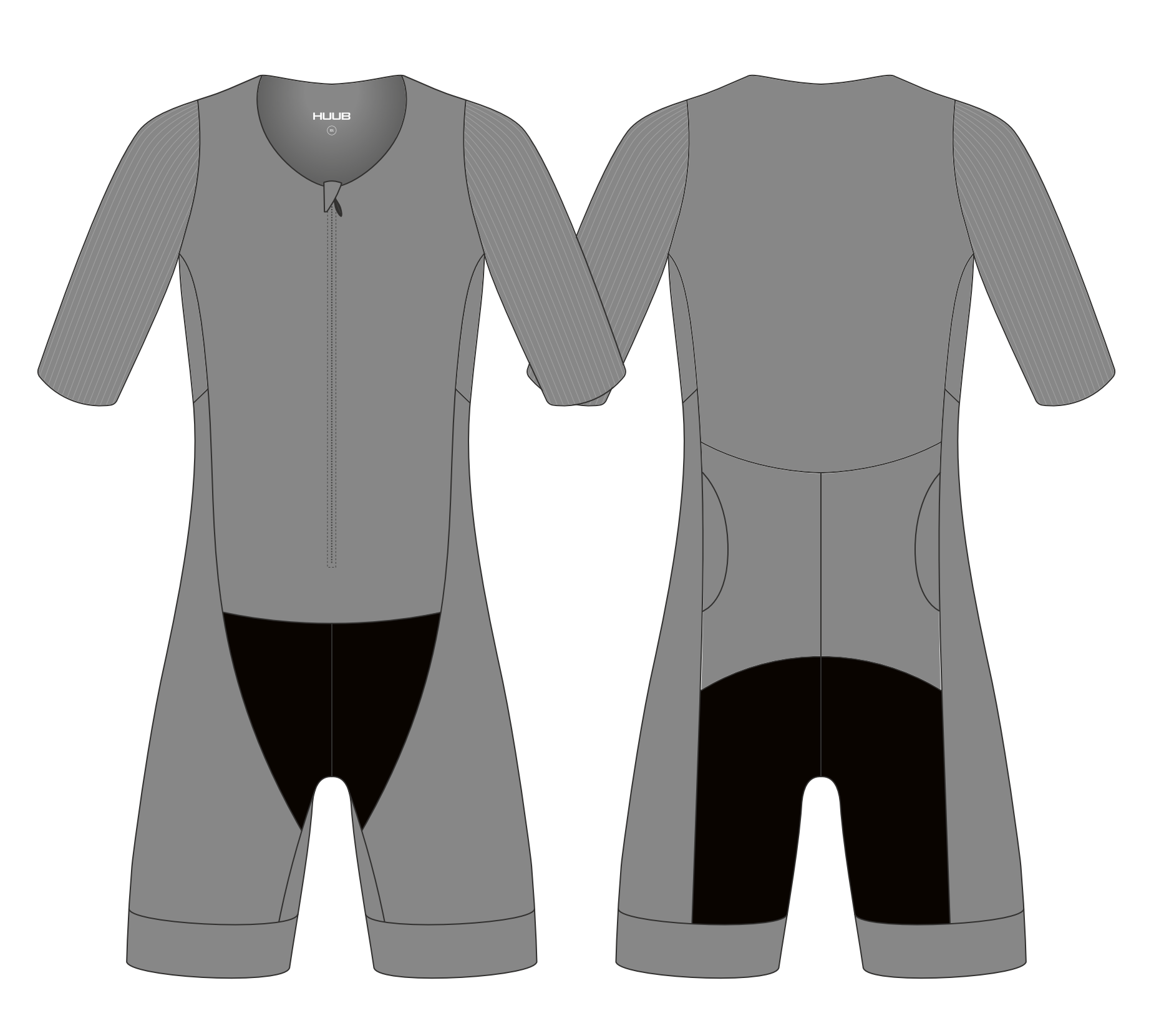 Club Aero Long Course Short Sleeved Tri Suit
